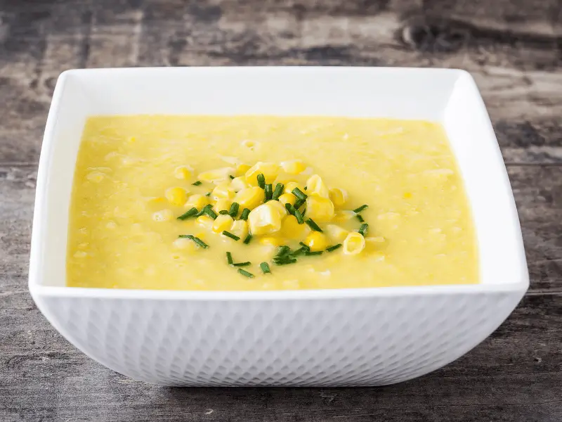 Receita Creme de Milho