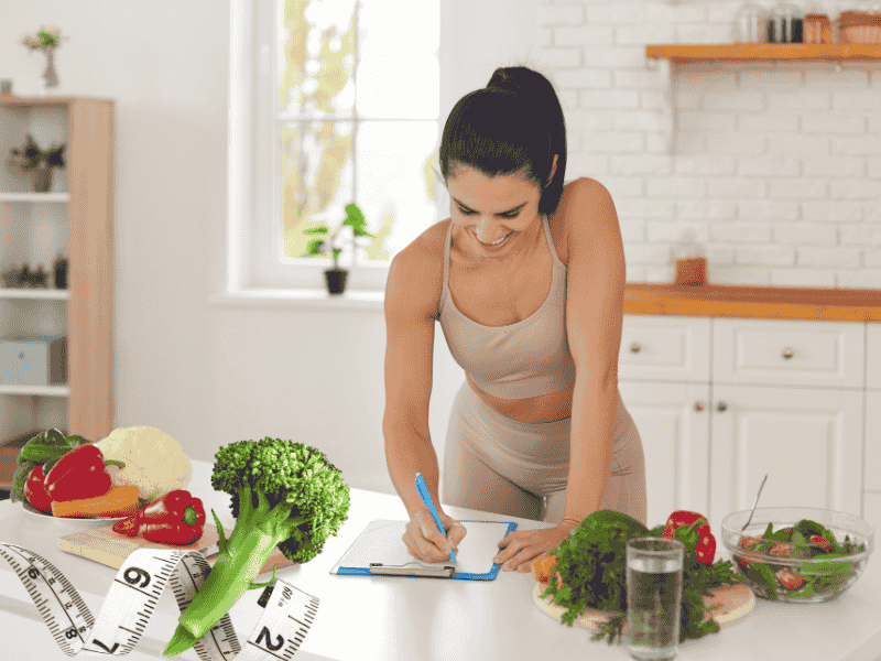 refeição vegetariana simples para perder peso