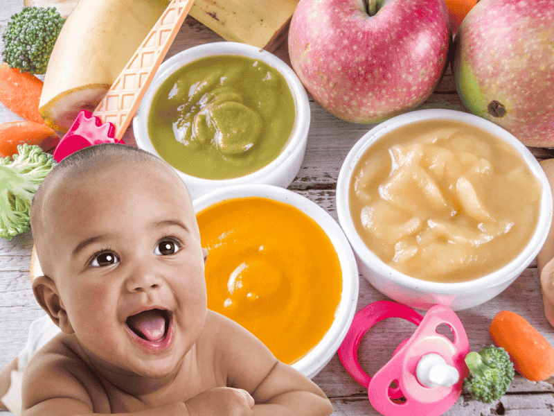 papinha caseira para introdução alimentar do bebê